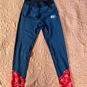 Red Bull Wings For Life Women's Blue and Red Leggings